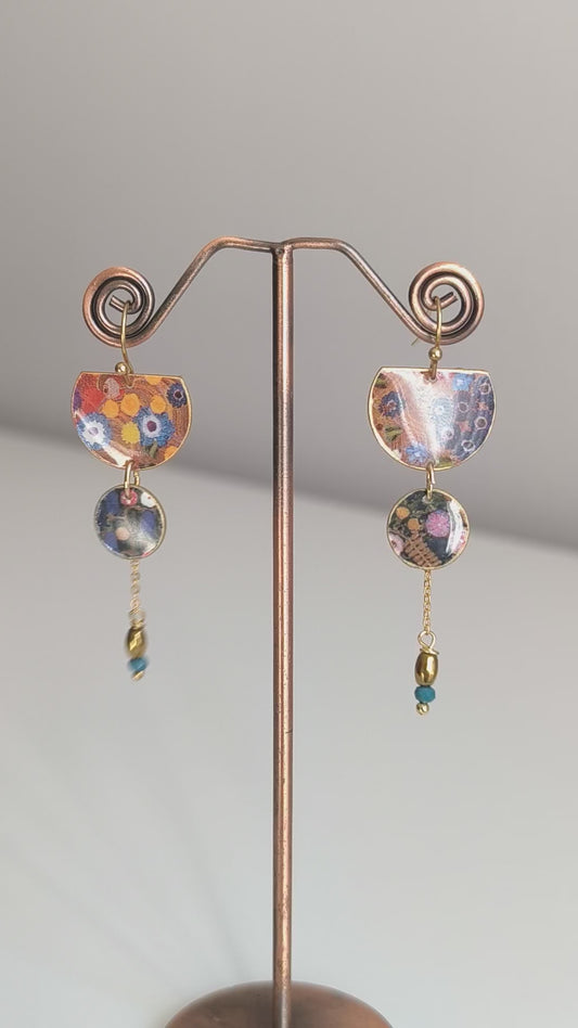 orecchini Klimt