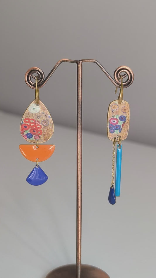 orecchini Klimt