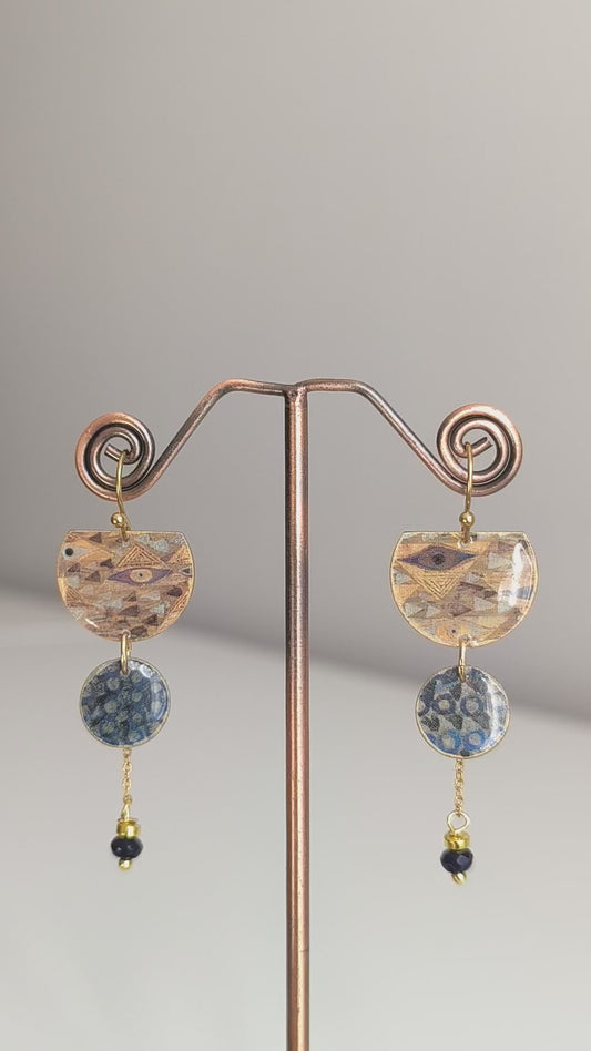 orecchini Klimt