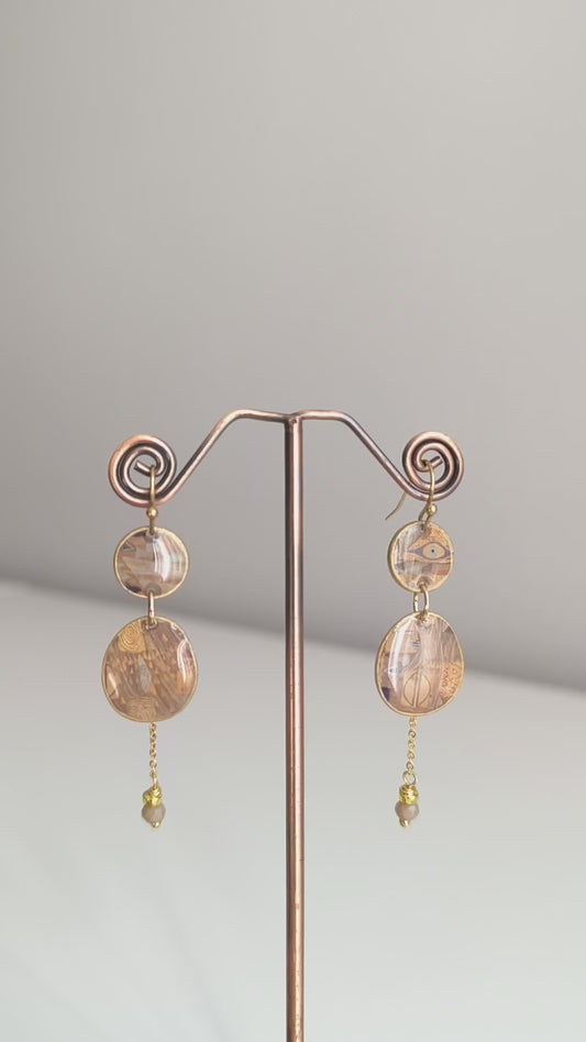 orecchini Klimt