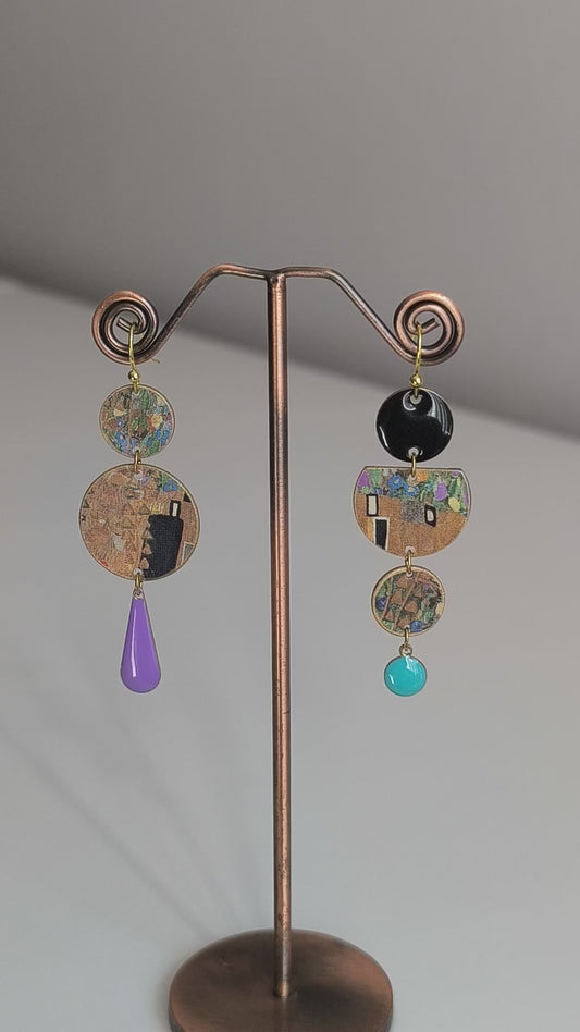 orecchini Klimt