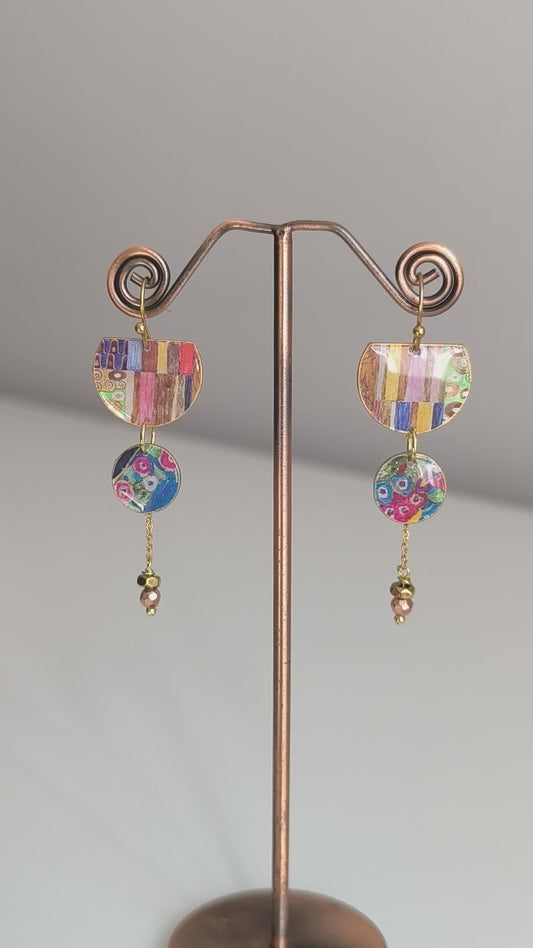 orecchini Klimt