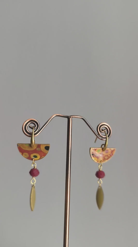 orecchini Klimt