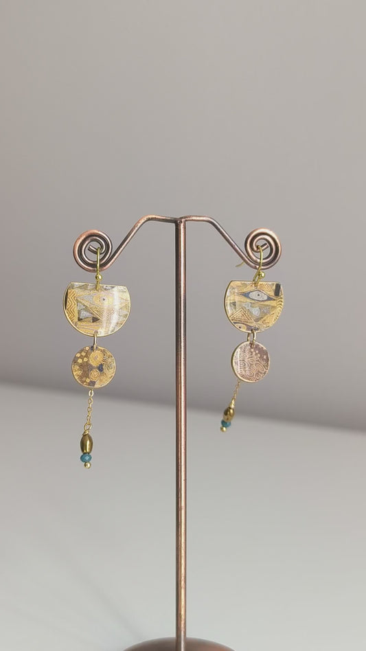 orecchini Klimt