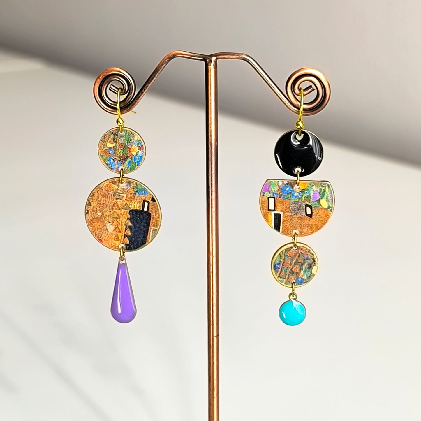 orecchini Klimt