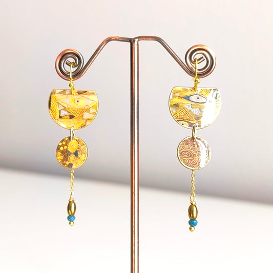 orecchini Klimt