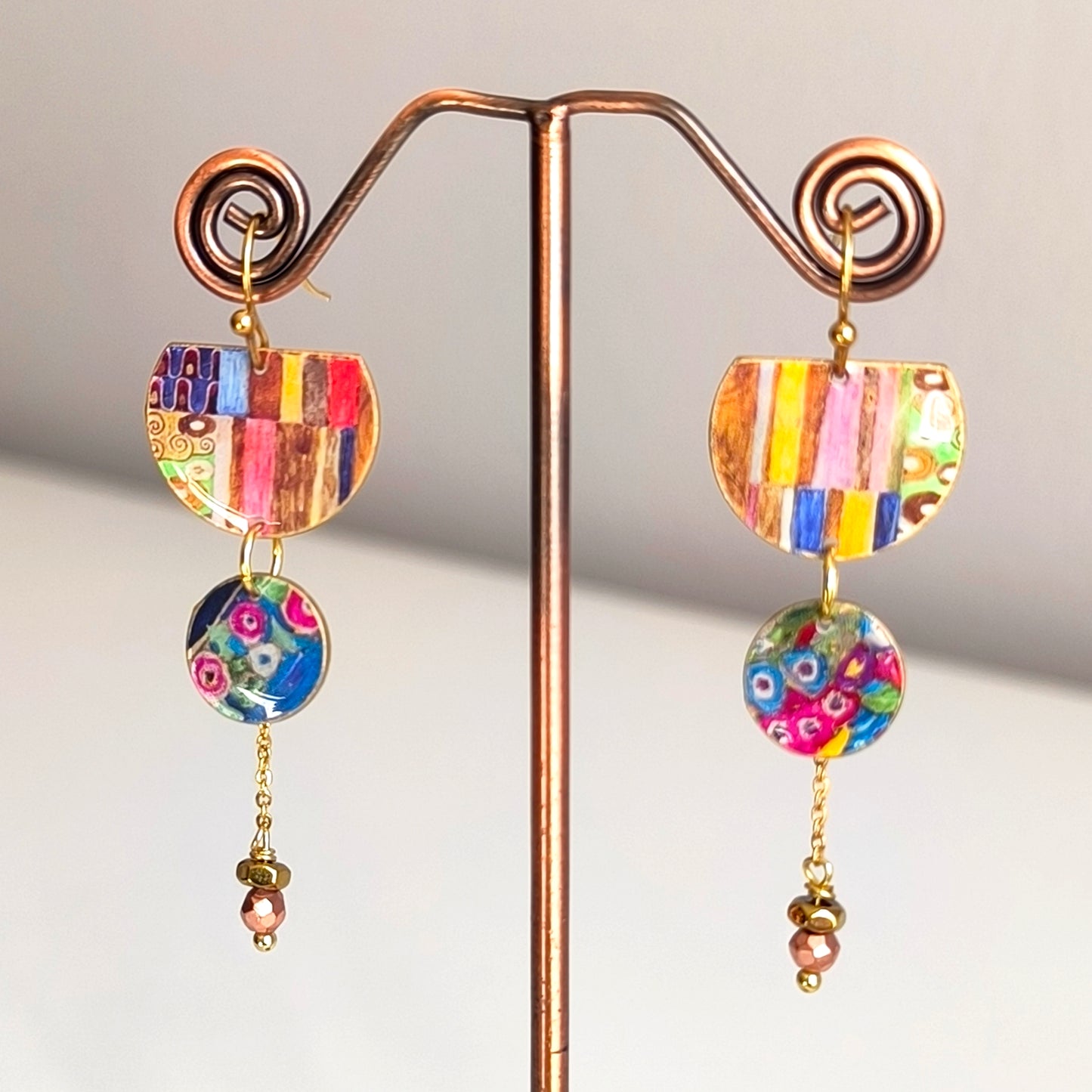 orecchini Klimt