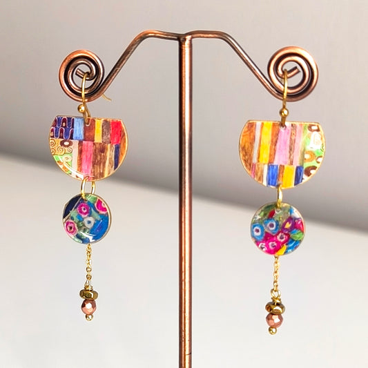 orecchini Klimt