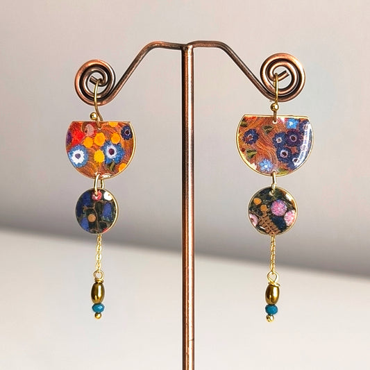 orecchini Klimt