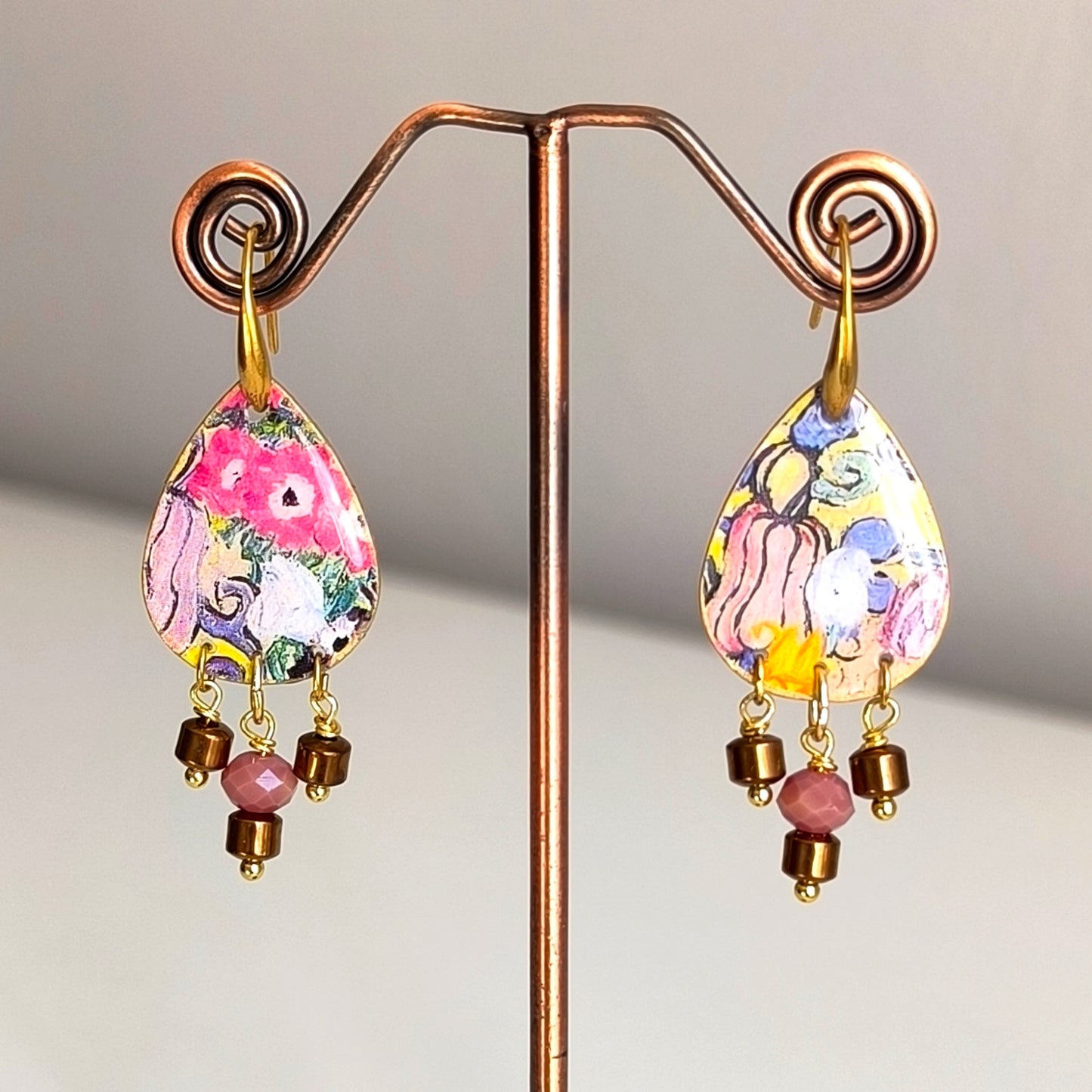 orecchini Klimt